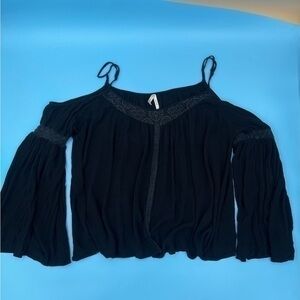 True Destiny Long Sleeve Exposed Shoulder Top